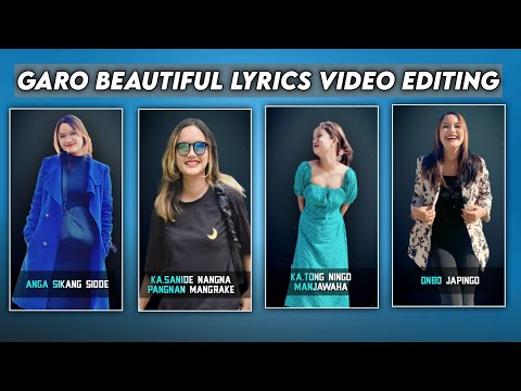 Instagram lyrics video editing in alight motion || Maikai alight motion video Tarigen | Garo song