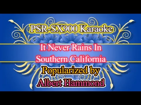 It Never Rains In Southern California - Albert Hammond Video Karaoke