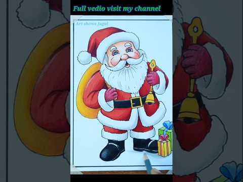 Santa claus drawing #shorts #santa #christmas