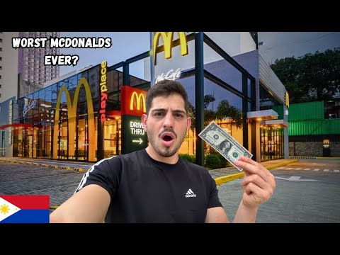 $5 Challenge at the Worlds Weirdest McDonalds 🇵🇭