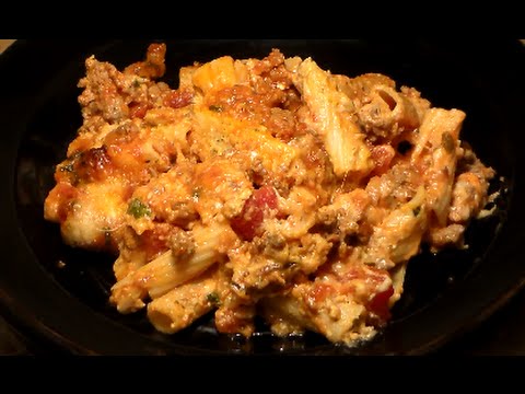 The Best BAKED ZITI Recipe EVER: Baked Ziti With Italian Sausage