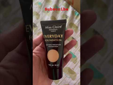 Most popular miss claire foundation unboxing and reviews 😳 #shorts #trending #viral #myntra