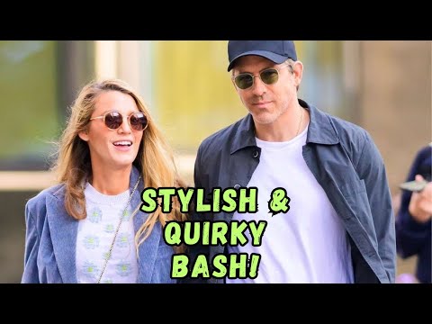 Blake Lively & Ryan Reynolds’ Stylishly Quirky Birthday Bash!