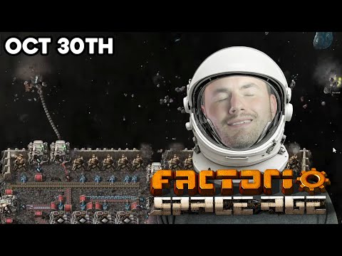 My Very Own Space Mining Platform! - Factorio Space Age