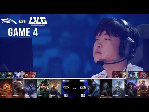 Hanwha Life Esports vs Bilibili Gaming, Game 4 | World Championship 2024 Quarterfinals | HLE vs BLG