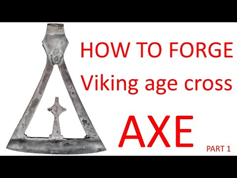 BLACKSMITHING - Making a cross battle axe (Dane axe), Part 1