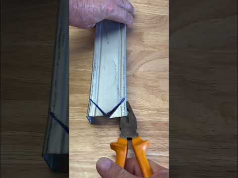 Securing metal framing to wood #handyman #tipsandtricks #diy #tips