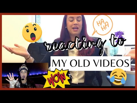 reacting to my old videos 🙈😂