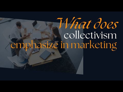 What does Collectivism Emphasize in marketing