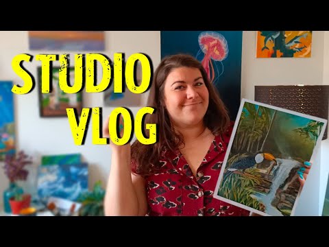 vlog : décoration atelier, peinture, allergie