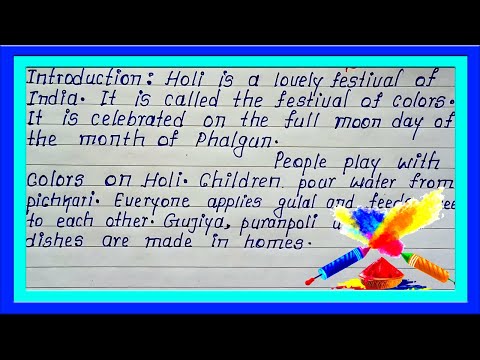 Simple Easy and Short English Essay on Holi | Write Best English Essay on Holi