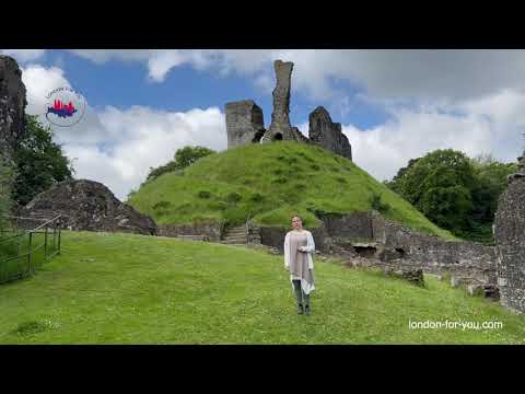 1532 Руины замка Okehampton Castle