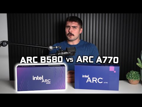 Intel Arc B580 vs A770 Unboxing & Comparison