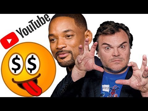 YouTube Hollywood Actors Greedy Paradigm Shift - Will Smith & Jack Black YouTube Channels