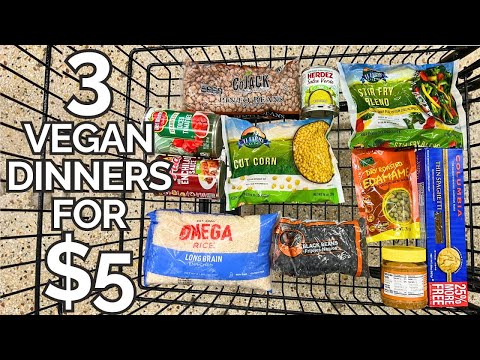 $5 DINNERS: Extremely Cheap VEGAN Meals That Taste Amazing!