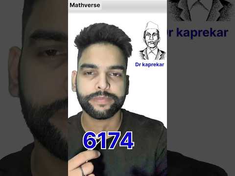 What Makes 6174 So Special? | Kaprekar’s Constant #mathfacts #mathshorts