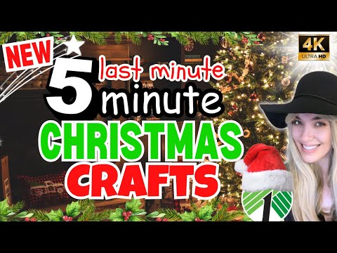 5 Minute Christmas Crafts That Don’t Look Cheap | Last Minute DIY Gifts | Dollar Tree Christmas DIYS