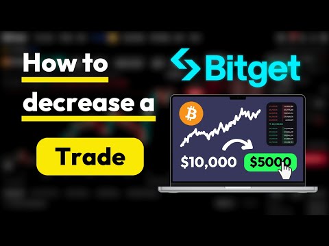 How do decrease a Position on Bitget ✅ Reduce Trade Size Bitget Tutorial