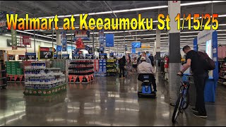 [4K] Walmart on Keeaumoku St on 1/15/25 in Honolulu, Oahu, Hawaii #walmart #supermarket