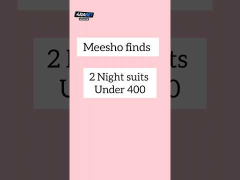 Meesho night suit finds #meesho #nightwear #nightsuit #ytshorts #shorts #meeshofinds #trending