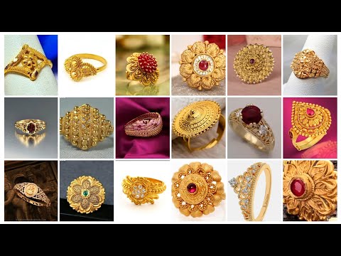 Latest Gold Ring Designs For Women 2024||Trendy Gold Ladies ring Collection 2024||#viral #gold #ring