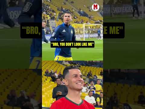 Bro, you wish you looked like me! 😆🙌#CR7 #Ronaldo #cristianoronaldo #alnassr #humor #comedy #viral