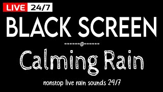 Say Goodbye to Insomnia with Black Screen Rain Sounds for Sleep & Relaxation | Sleep Sounds Rain