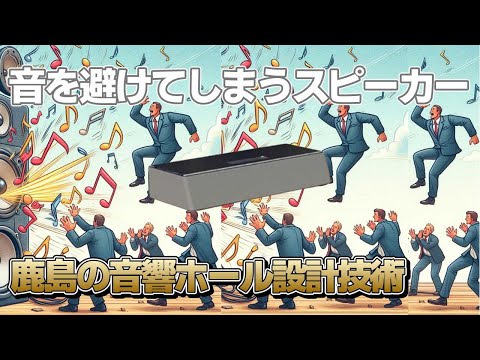 鹿島建設がクラファン発売した新理論のやばいスピーカーとは？飛んでくる音を思わず避けてしまうのは、バイノーラル効果の応用がなせる業！ヤバいスピーカーと評判なので聴いてきました。