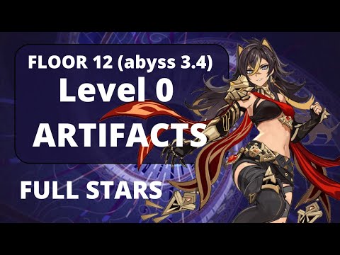 CHALLENGE| Spiral abyss level 0 artifacts | Dehya overburn!!!