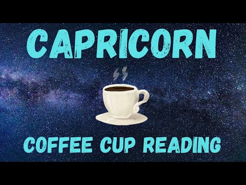 Capricorn THIS IS THE WAY TO HAPPINESS Coffee Cup Reading