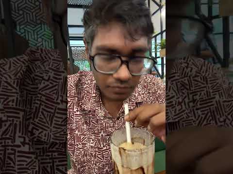 Enjoying cold coffee in Patrakarpuram aryans