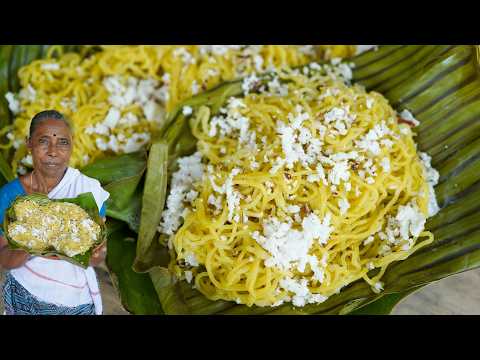 Kerala Breakfast Banana Idiyappam | Noolappam - String Hopper