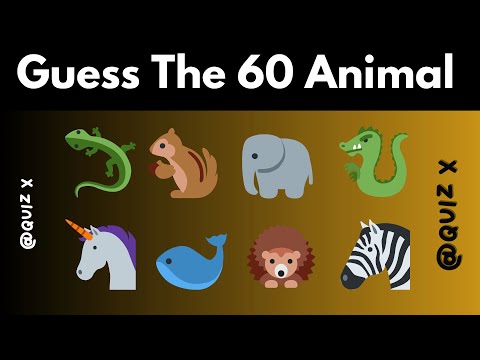 Guess the Animal by Emojis 🤔