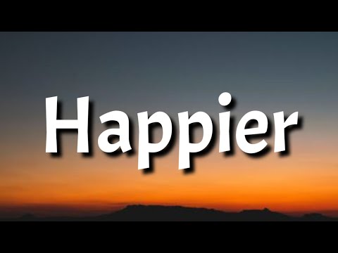 Olivia Rodrigo - Happier (lyrics)