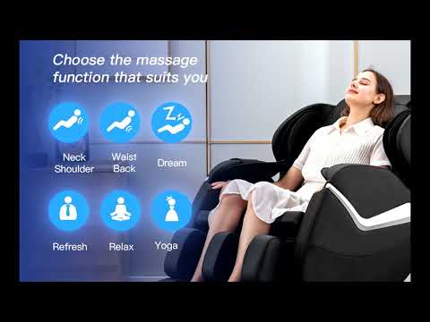 BestMassage Massage Chair Zero Gravity Full Body Electric Shiatsu Recliner with Foot Rollers