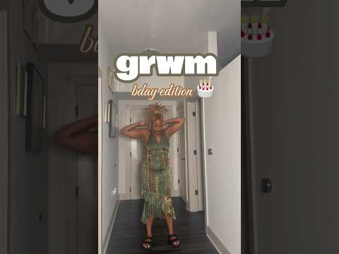 grwm: earthy goddess 🌿✨April 27 baby 🌞 #grwm #grwmoutfit #grwmreel #locs #birthday