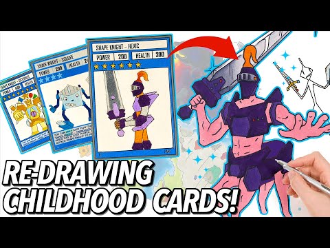 Speed Art! Shape Knights - New Cards for Chaos Galaxy TCG