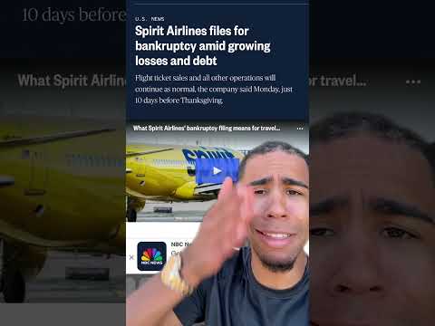 Spirit Airlines is bankrupt