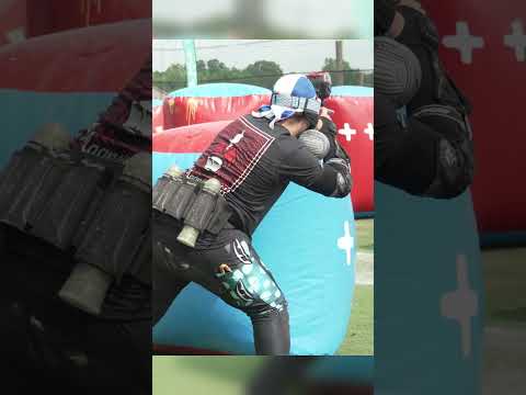 🗣️ "On his foot! Thank youuu!" 😂 | Paintball 1vs1 | Hormesis Elite Tour #shorts