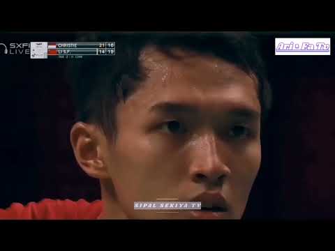 BADMINTON THOMAS CUP 2024 FINAL Jonatan Christie (INA) VS Lee Shi Feng (CHN)