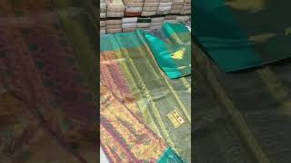 Pure Kanchipuram handloom silk sarees ₹18500#shorts#silksaree