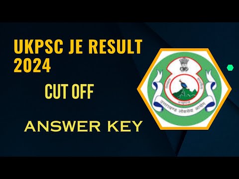 UKPSC JE RESULT 2024 | CUT OFF & ANSWER KEY