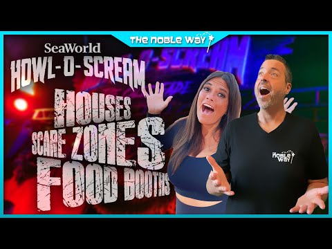 SeaWorld Howl-O-Scream 2024! Inside Haunted Houses, Scare Zones, Food Booths, Shows, & More!