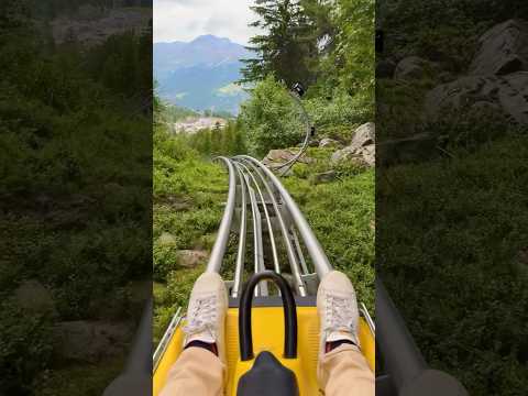 SWITZERLAND'S STEEPEST MOUNTAIN COASTER | Saas-Fee Feeblitz Rodelbobbahn