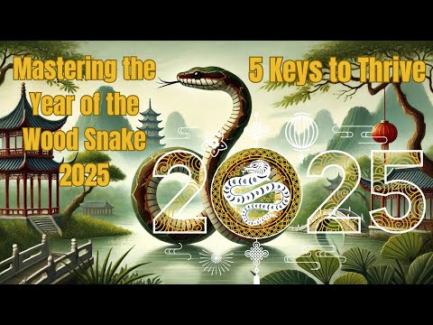 2025 Mastering The Year of the Woodsnake:  5 Keys To Thrive