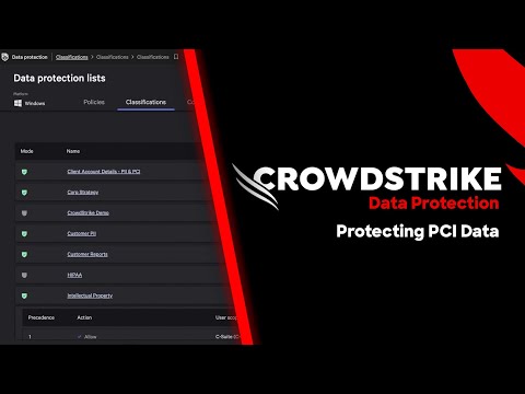 Falcon Data Protection PCI Egress Prevention: Demo Drill Down