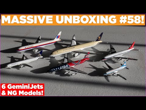 6 GEMINIJETS MODEL UNBOXING! | Massive Unboxing #58