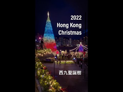 2022 西九文化區聖誕樹 亮燈🎄 West Kowloon Art Park Christmas Tree #shorts #christmas