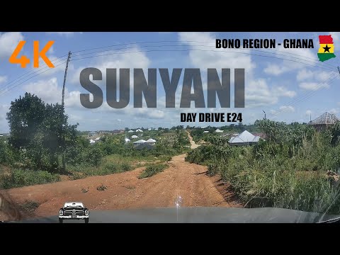 Sunyani Day Drive E24 Fiapre New Site Bono Region of Ghana 4K