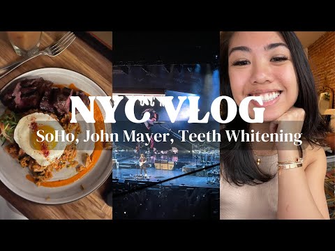 NYC VLOG | WEEK IN MY LIFE | SoHo, John Mayer Box Seats, Teeth Whitening, Shopping | LEXAIRE